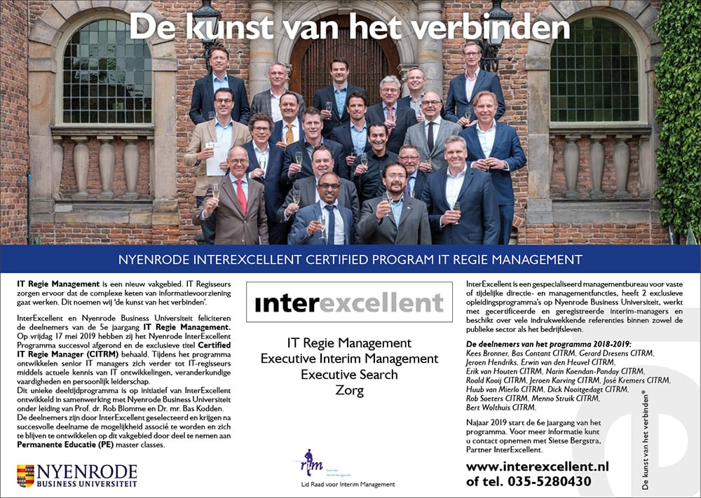 Adv IT Regiemanagement FD 2019